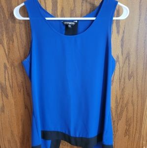 Blue with black detail small express tank